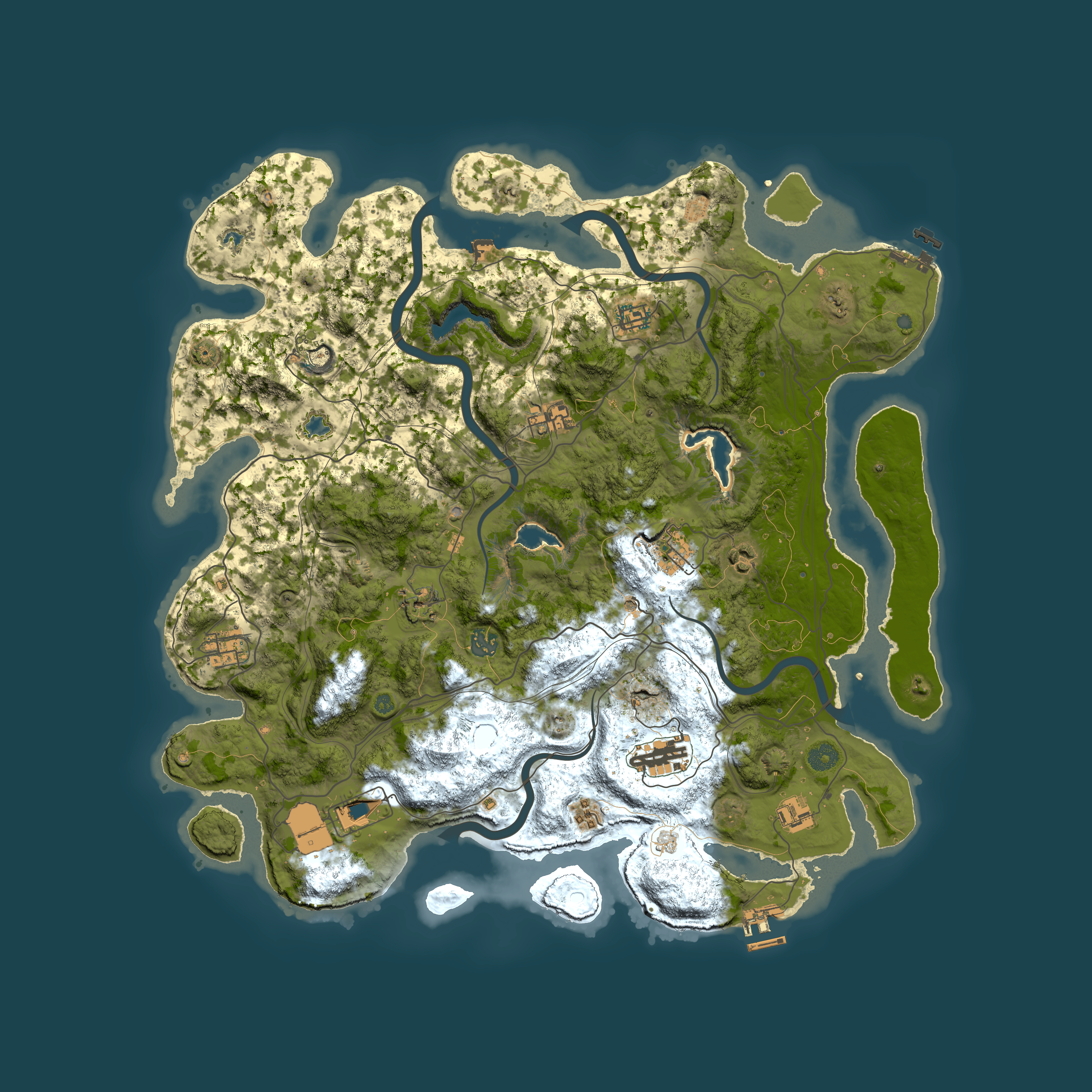 Full top-down render of Rust map seed 1784778179, 4500x4500m