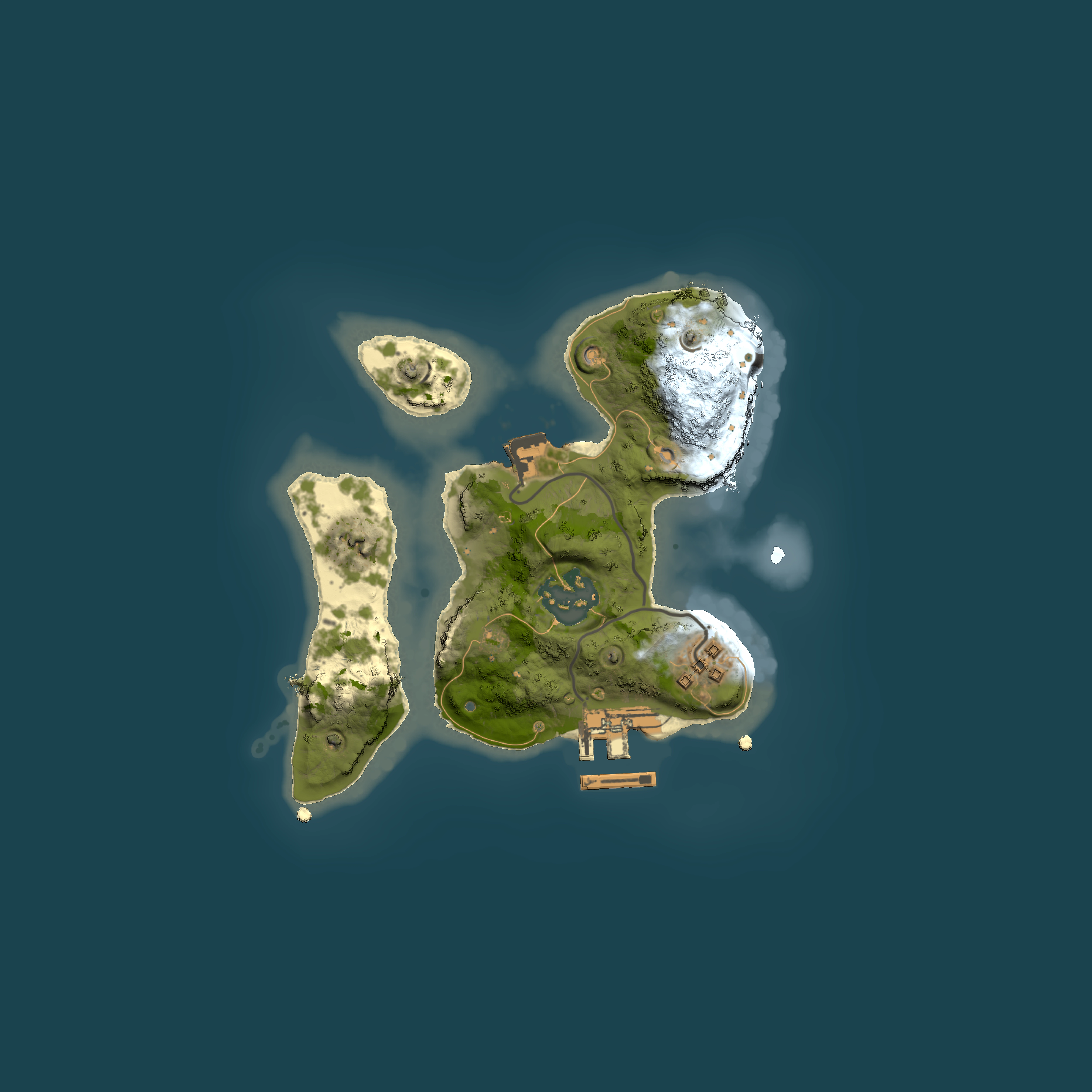 Full top-down render of Rust map seed 2063569528, 2000x2000m