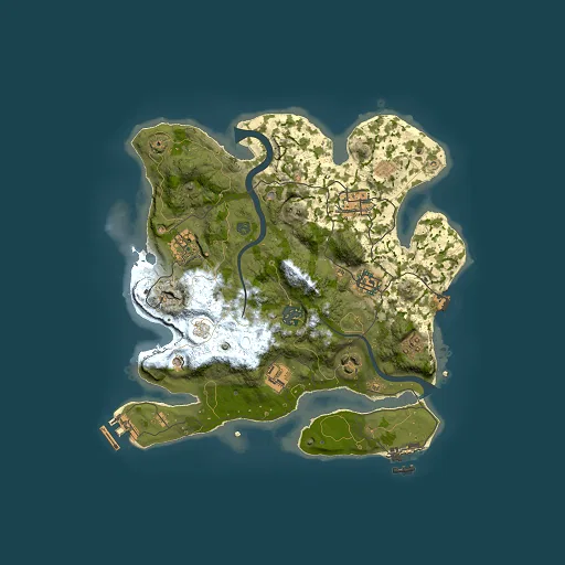 Rust map seed 2010067983, 3000x3000m top-down preview