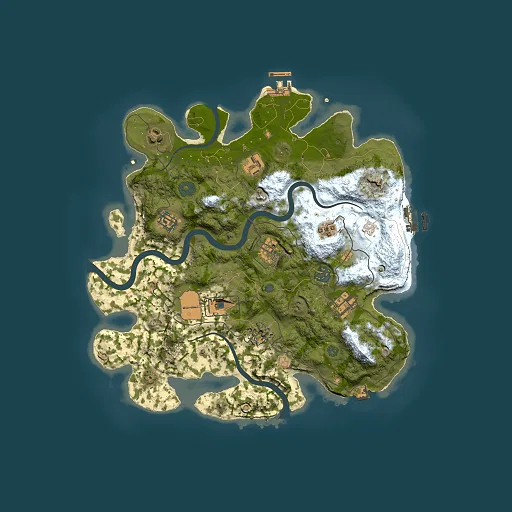 Rust map seed 1785470058, 3500x3500m top-down preview