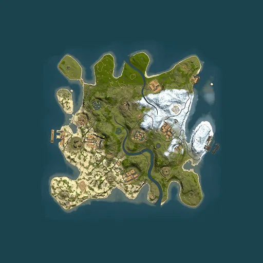 Rust map seed 1119602706, 3000x3000m top-down preview