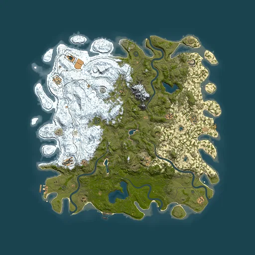 Rust map seed 916975006, 5500x5500m top-down preview