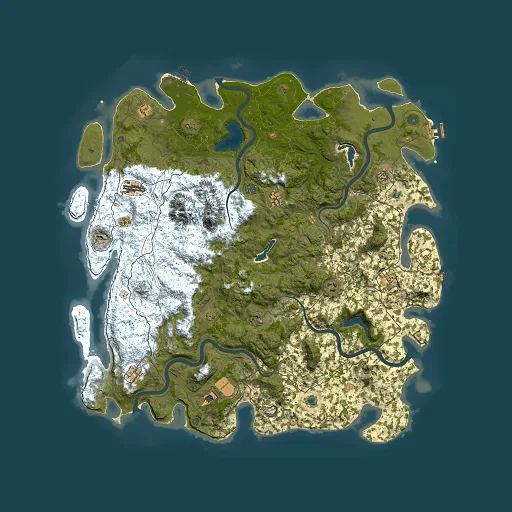 Rust map seed 1016028380, 5500x5500m top-down preview