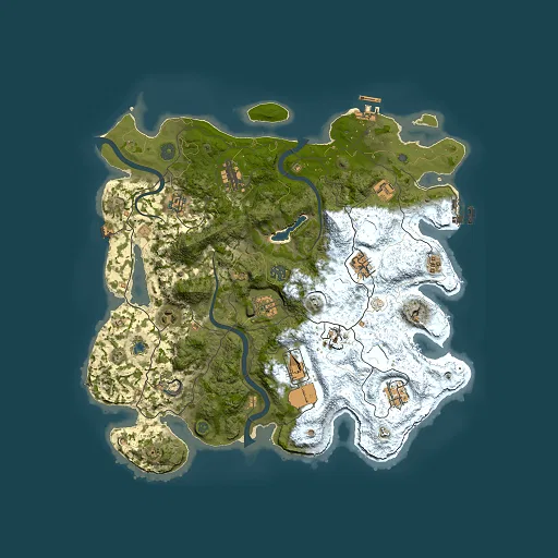 Rust map seed 556641241, 4000x4000m top-down preview