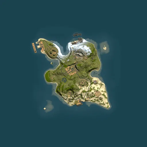 Rust map seed 1099905226, 2000x2000m top-down preview