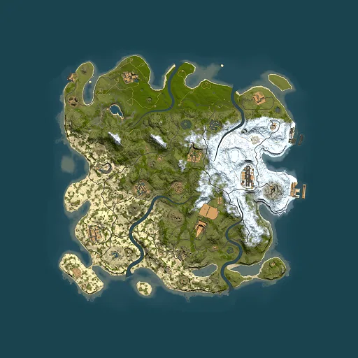 Rust map seed 1111522412, 4000x4000m top-down preview