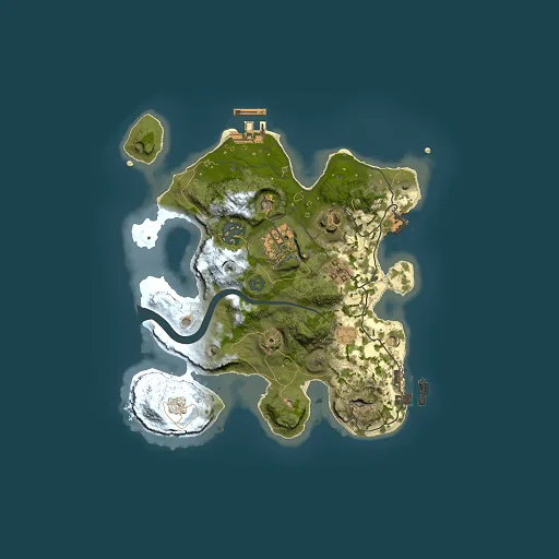 Rust map seed 523041130, 2500x2500m top-down preview
