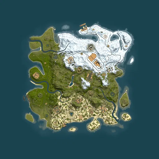 Rust map seed 657155221, 4000x4000m top-down preview