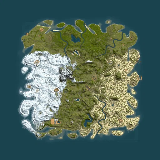 Rust map seed 1718412083, 6000x6000m top-down preview