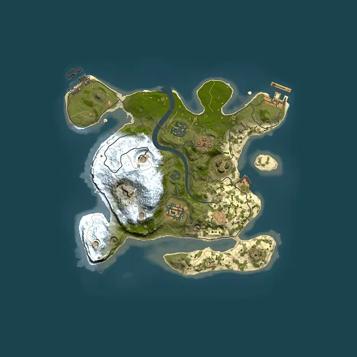 Rust map seed 1181253096, 2500x2500m top-down preview