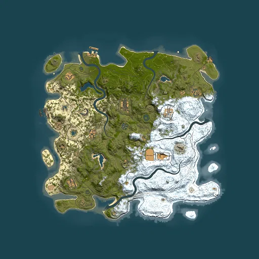 Rust map seed 505151130, 4500x4500m top-down preview