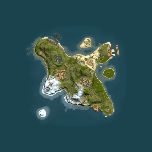 Rust map seed 1117545906, 2000x2000m top-down preview