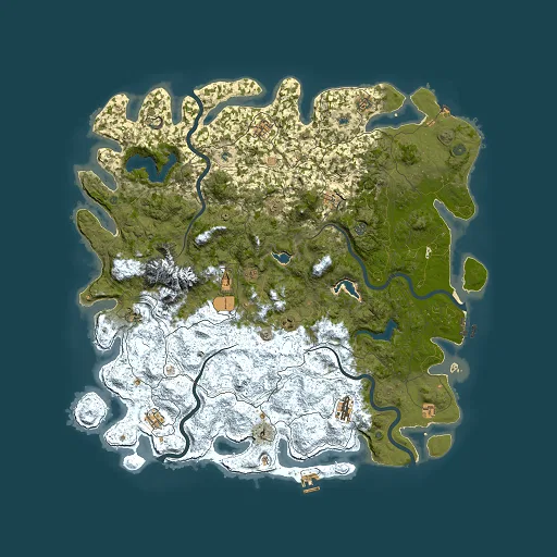 Rust map seed 504633251, 5500x5500m top-down preview