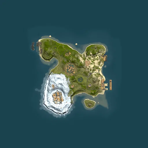 Rust map seed 867296147, 2000x2000m top-down preview