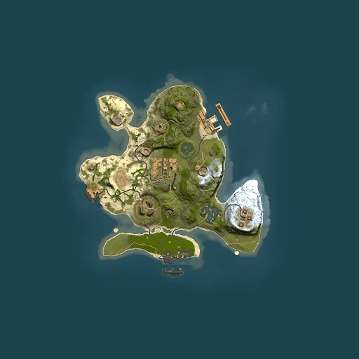 Rust map seed 1855828832, 2000x2000m top-down preview