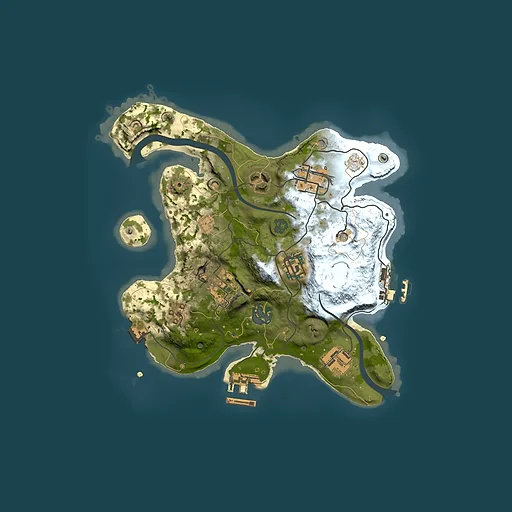 Rust map seed 1681338383, 2500x2500m top-down preview