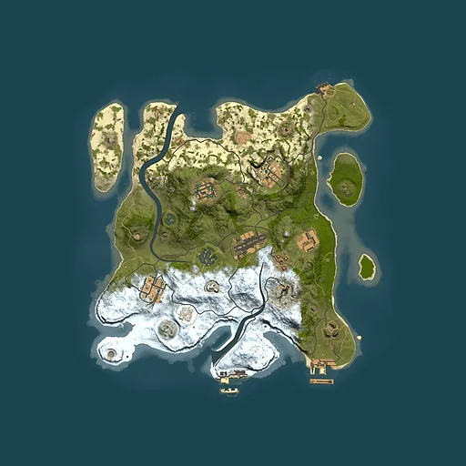 Rust map seed 481214762, 3000x3000m top-down preview