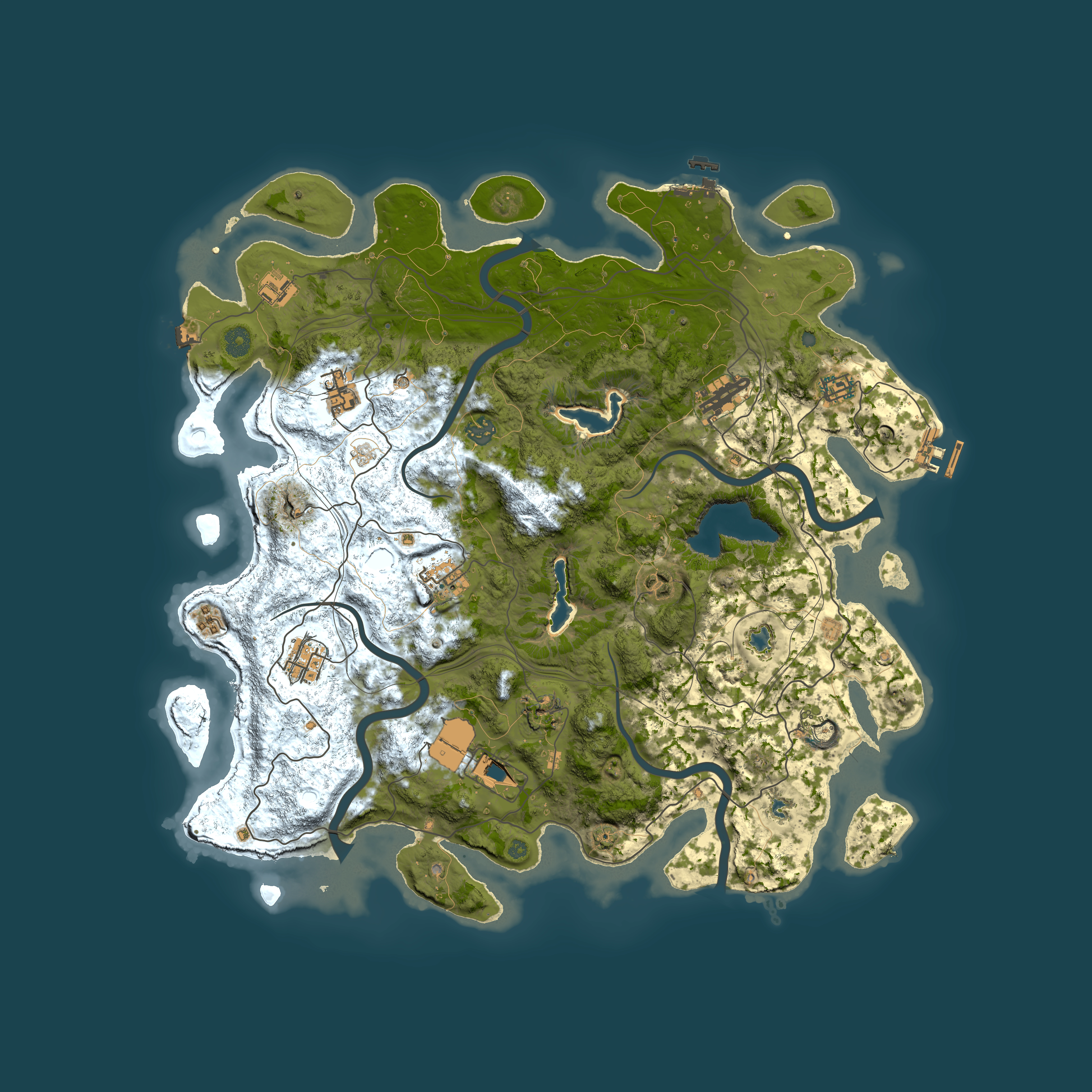 Full top-down render of Rust map seed 1959817491, 4500x4500m