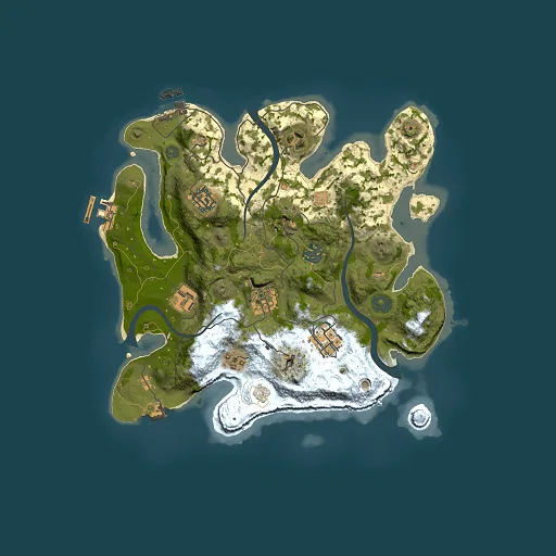 Rust map seed 1583393217, 3000x3000m top-down preview