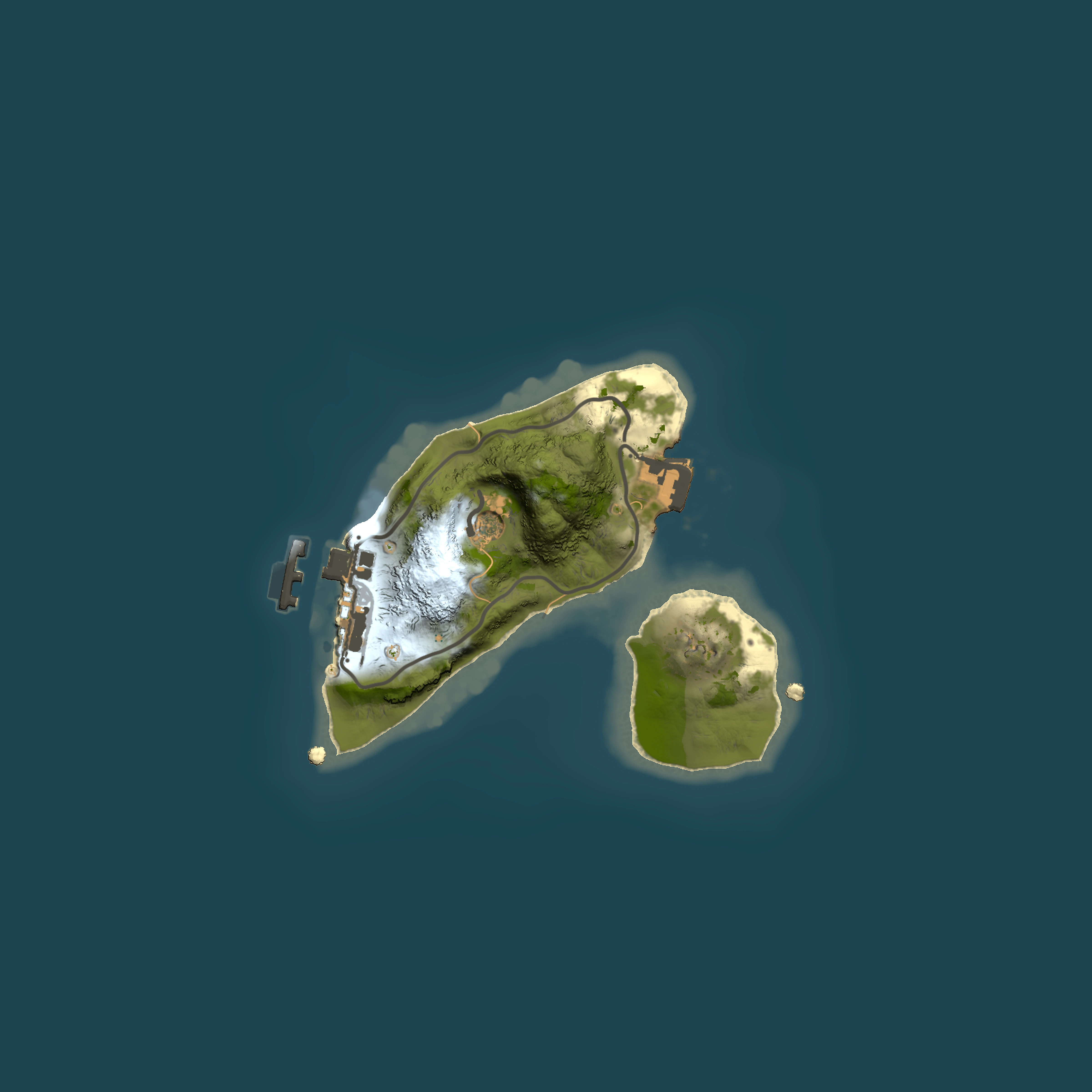 Full top-down render of Rust map seed 1473700404, 1500x1500m