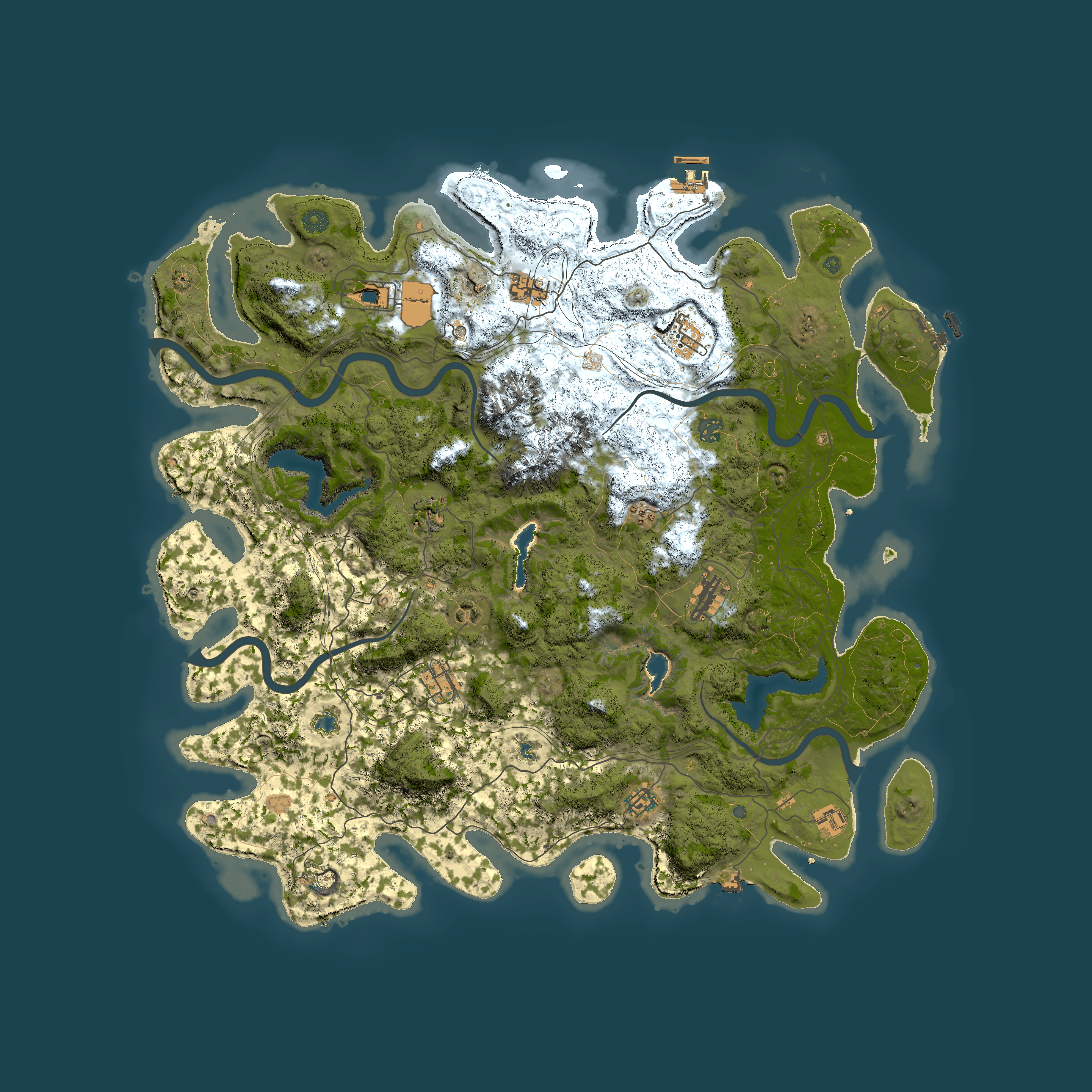 Full top-down render of Rust map seed 1969773680, 5000x5000m