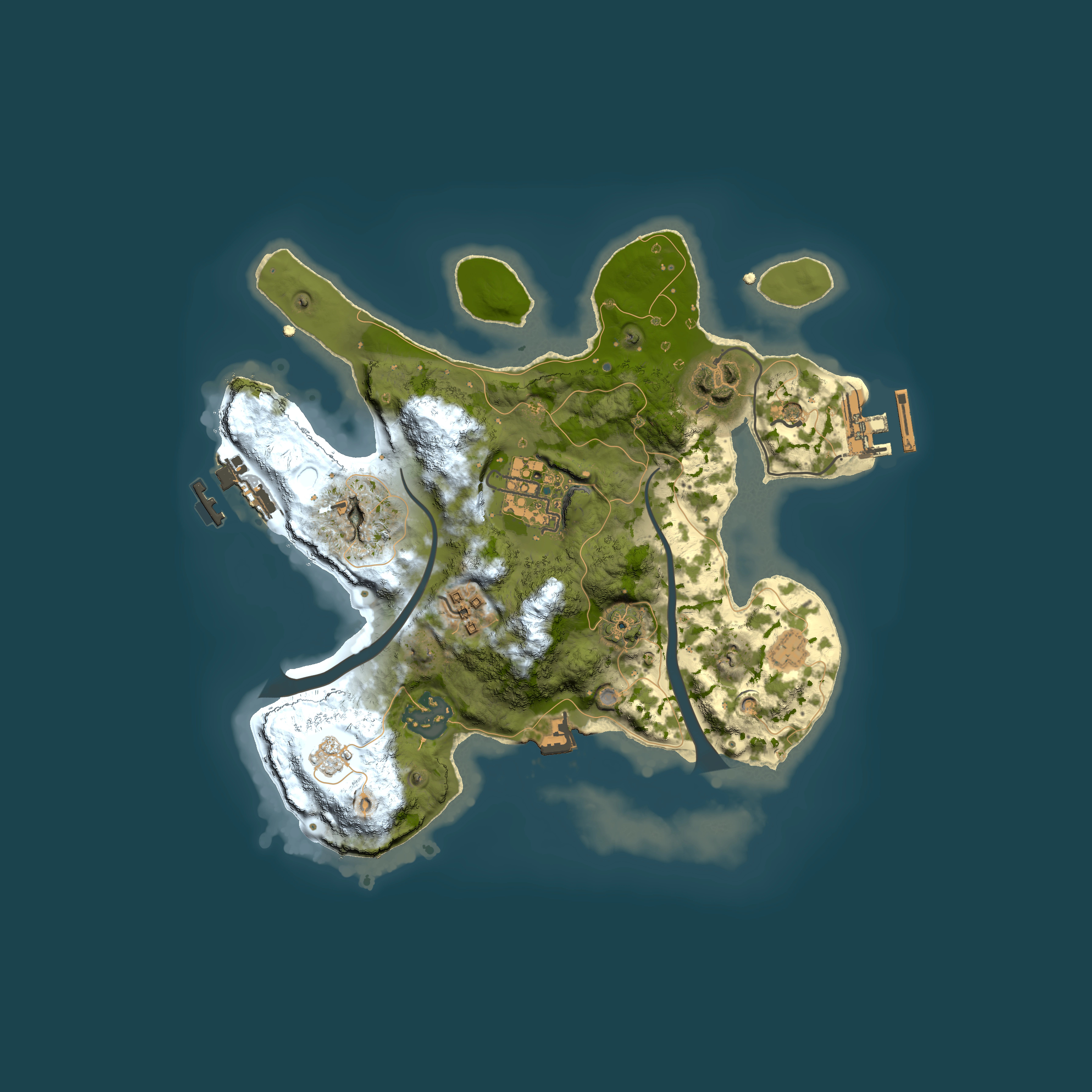 Full top-down render of Rust map seed 1083423171, 2500x2500m