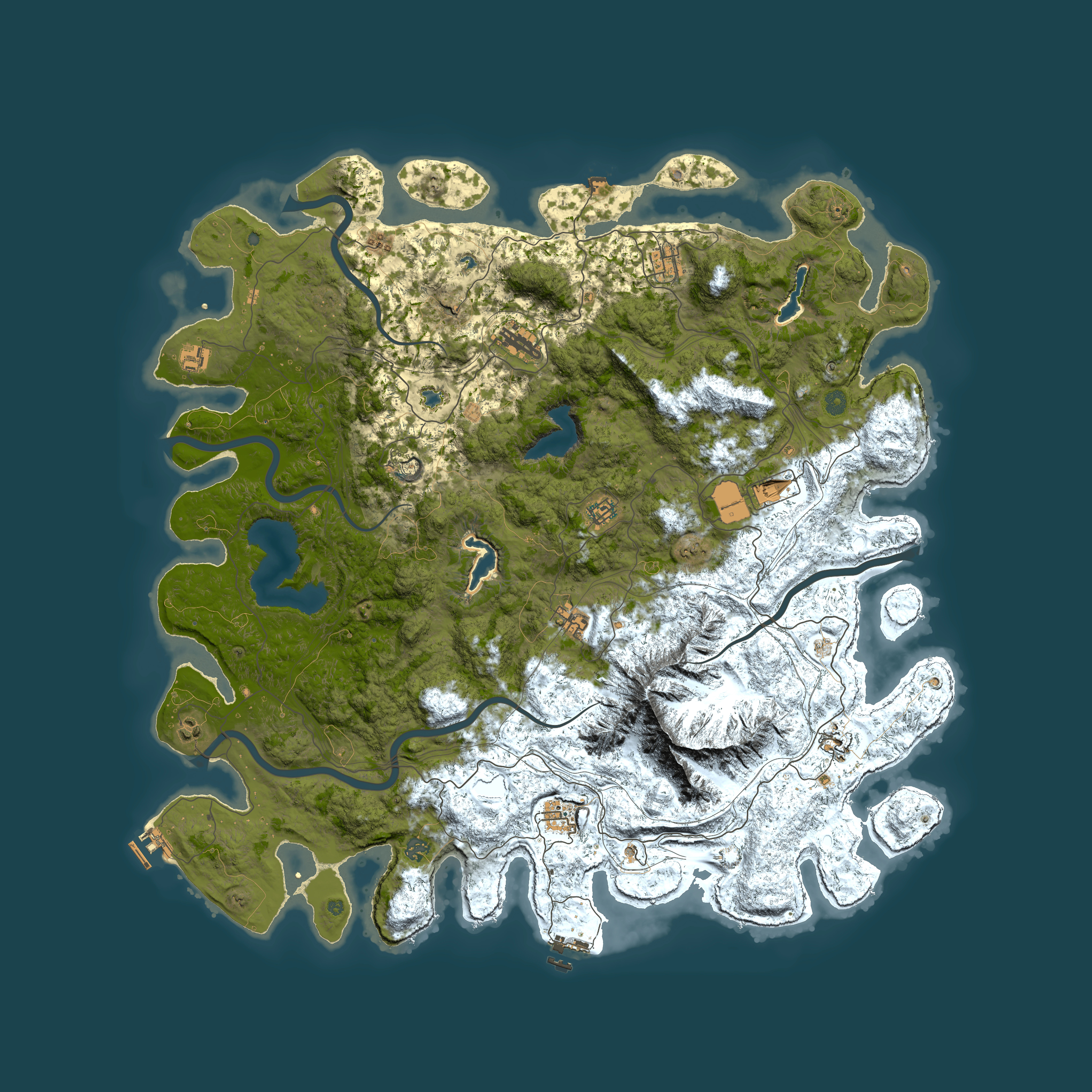 Full top-down render of Rust map seed 2119649572, 5500x5500m