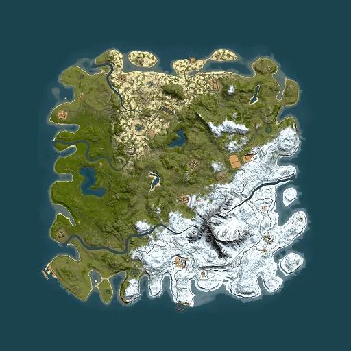 Rust map seed 2119649572, 5500x5500m top-down preview