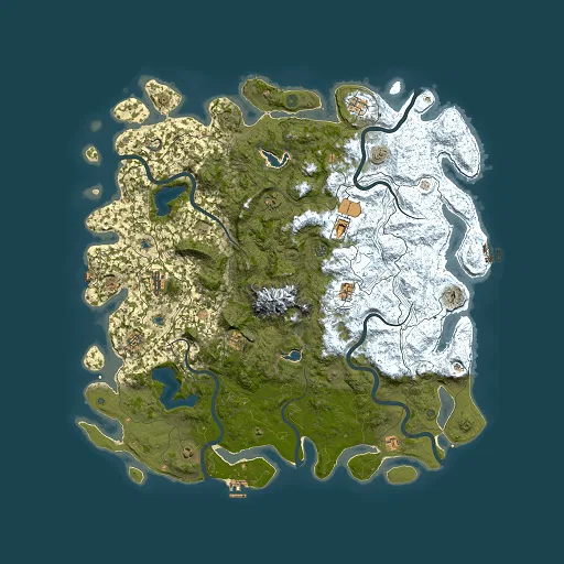 Rust map seed 246033443, 5500x5500m top-down preview