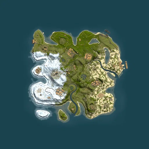 Rust map seed 2126820437, 3000x3000m top-down preview