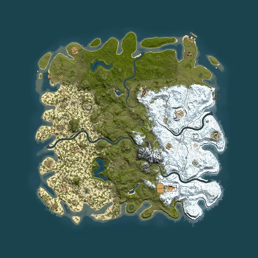 Rust map seed 2066345708, 5500x5500m top-down preview