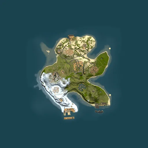 Rust map seed 854111006, 2000x2000m top-down preview