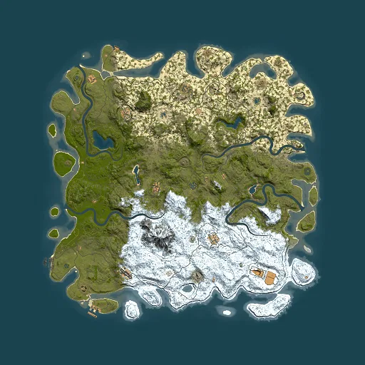 Rust map seed 1890431258, 6000x6000m top-down preview