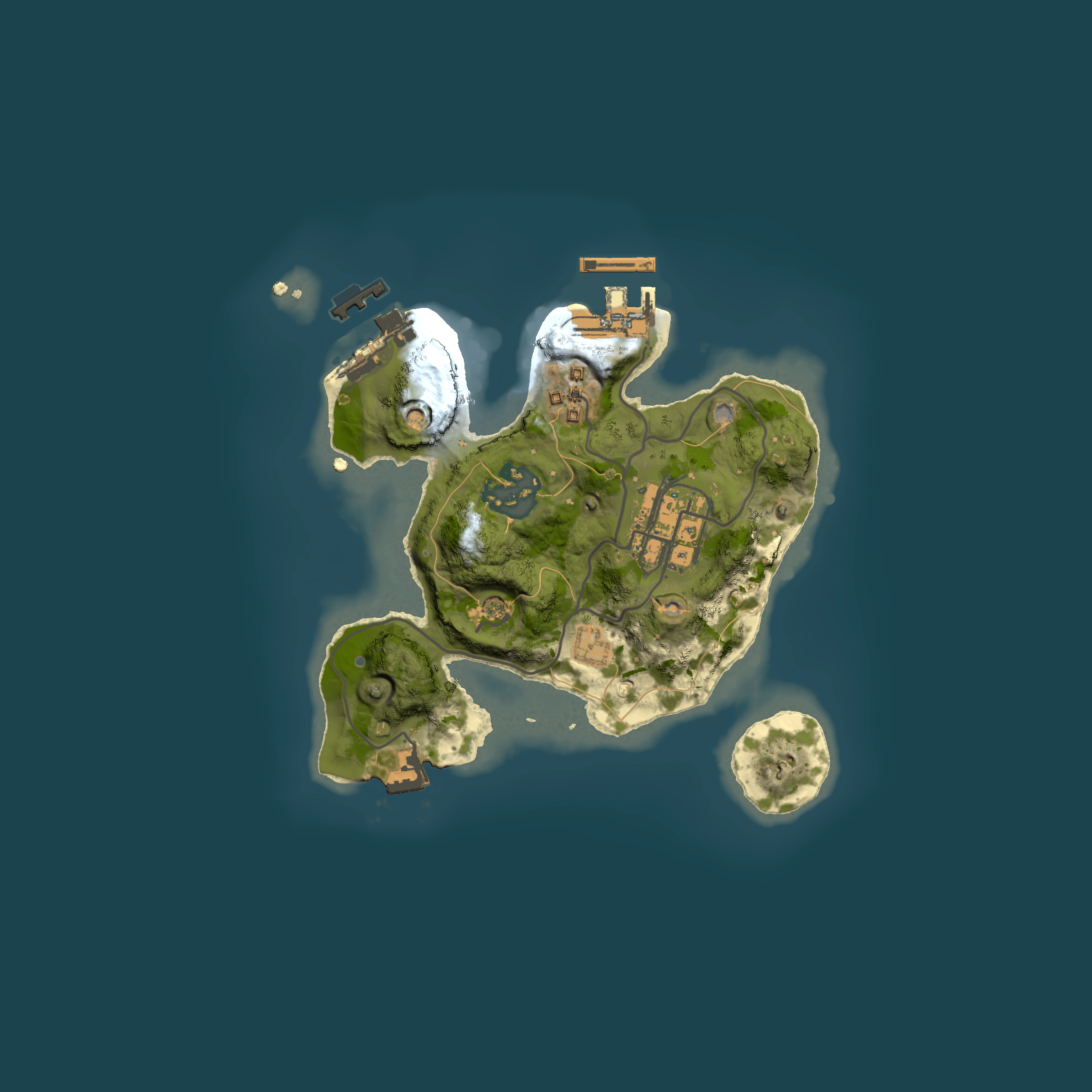 Full top-down render of Rust map seed 226094371, 2000x2000m