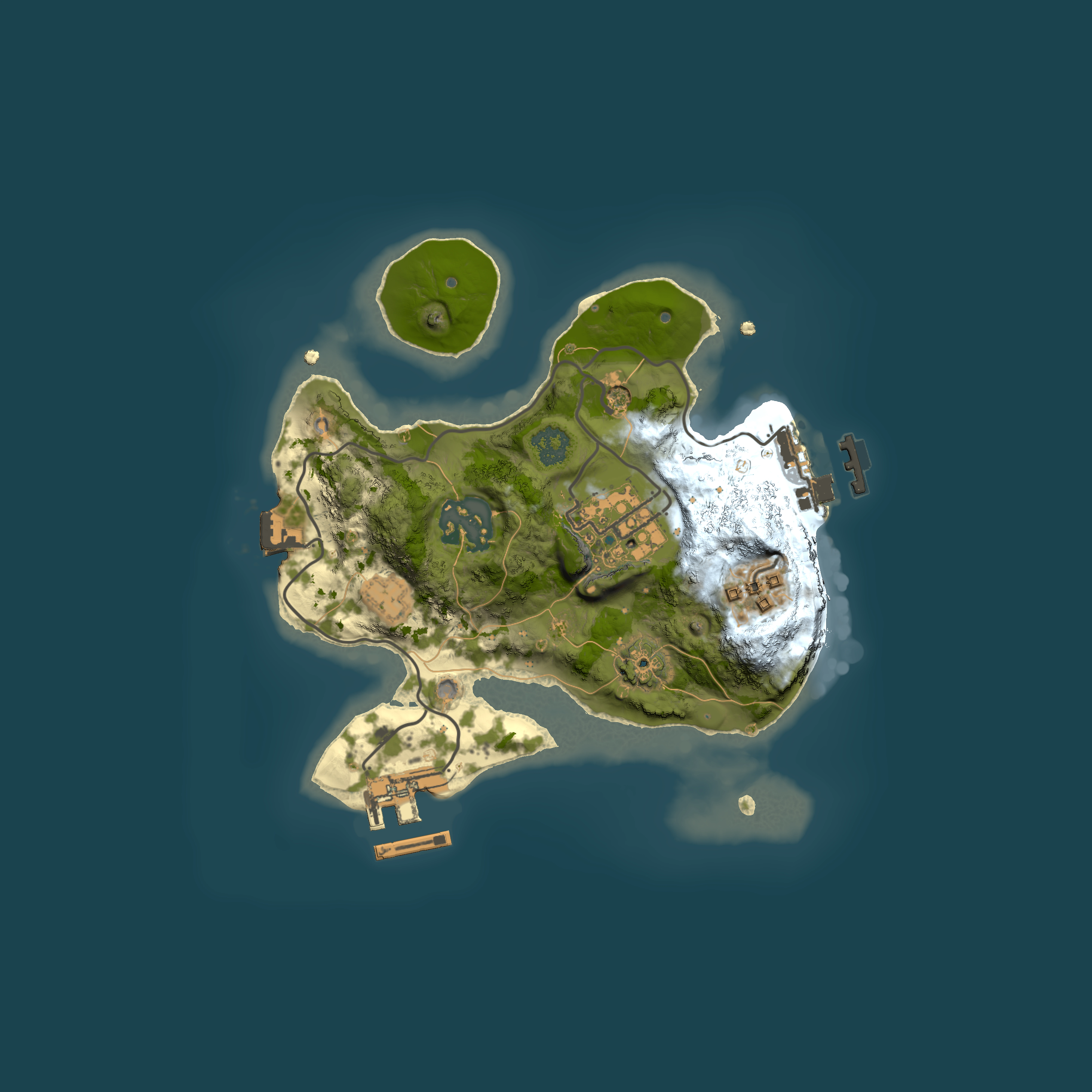 Full top-down render of Rust map seed 968610488, 2000x2000m