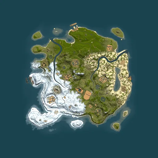 Rust map seed 1740228119, 3500x3500m top-down preview