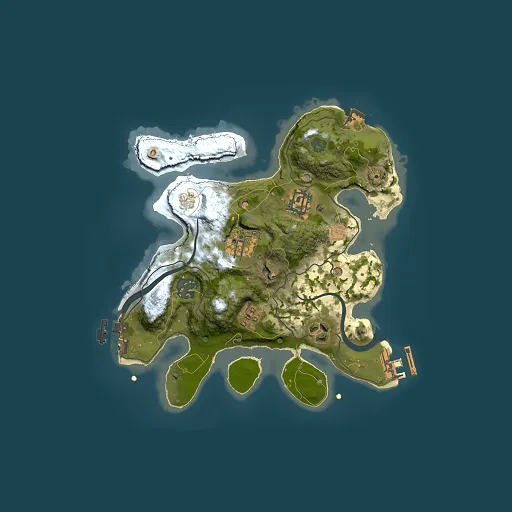 Rust map seed 2146494732, 2500x2500m top-down preview