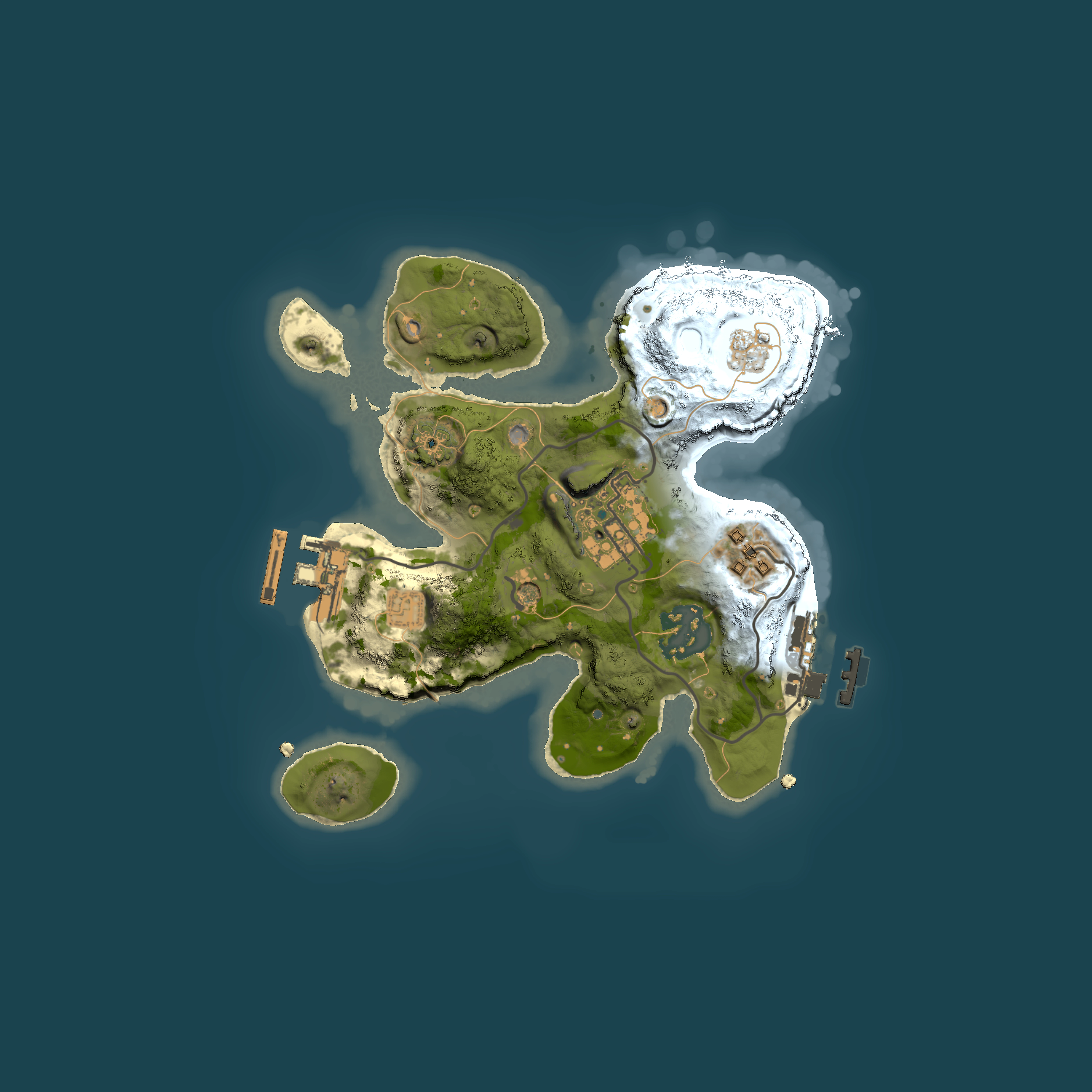 Full top-down render of Rust map seed 288183579, 2000x2000m