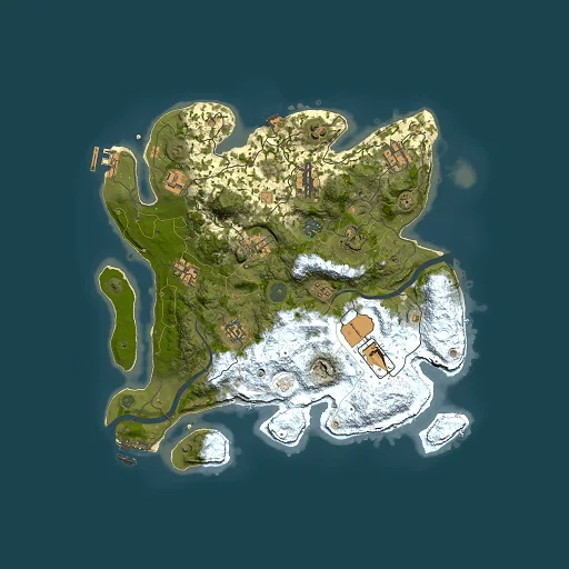 Rust map seed 547552614, 3500x3500m top-down preview