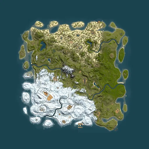 Rust map seed 695610948, 5500x5500m top-down preview
