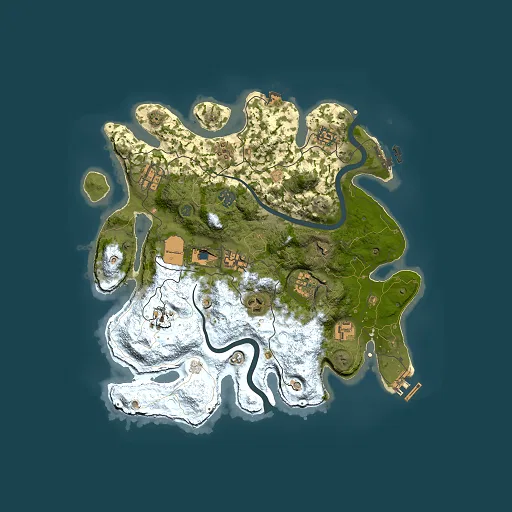 Rust map seed 1347112881, 3500x3500m top-down preview