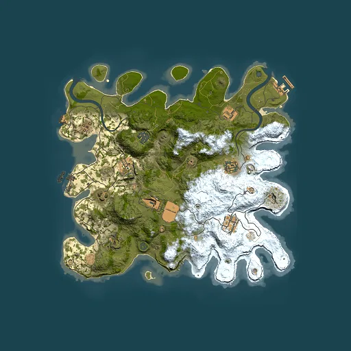 Rust map seed 1175432732, 3500x3500m top-down preview