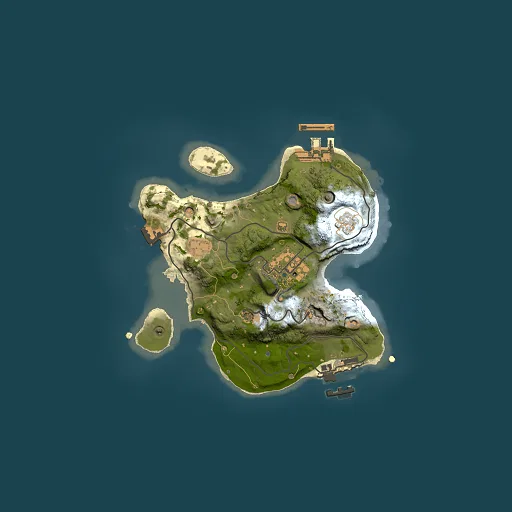 Rust map seed 685387702, 2000x2000m top-down preview