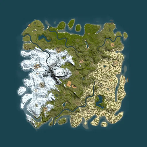 Rust map seed 1005899835, 5500x5500m top-down preview