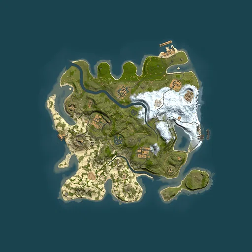 Rust map seed 1553160357, 3000x3000m top-down preview