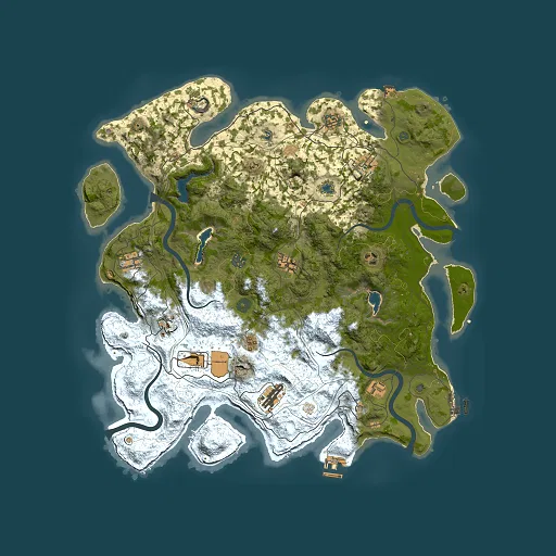 Rust map seed 1773126468, 4500x4500m top-down preview