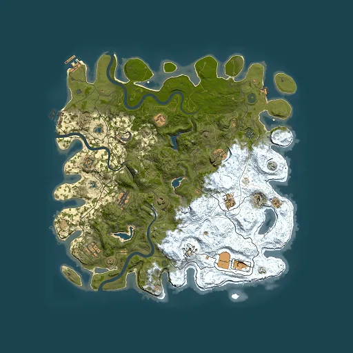 Rust map seed 232900128, 4500x4500m top-down preview