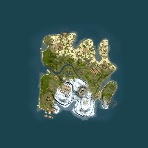 Rust map seed 812703139, 2500x2500m top-down preview