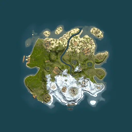 Rust map seed 2120944827, 3000x3000m top-down preview