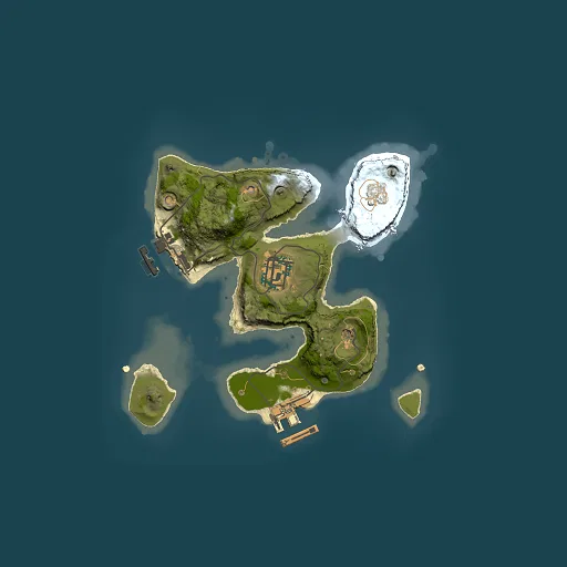 Rust map seed 1364799756, 2000x2000m top-down preview
